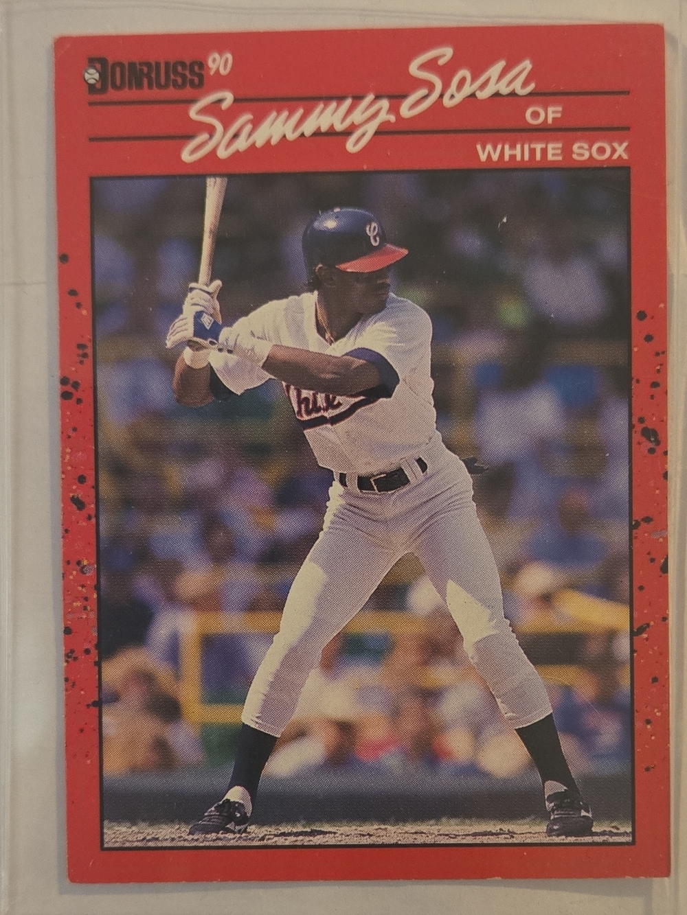 Topps Orange Back Sammy Sosa Baseball Card